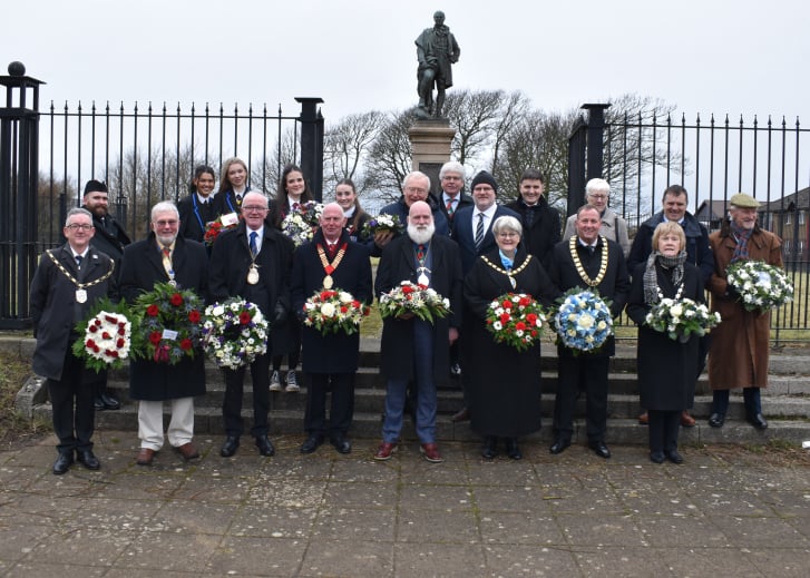 Wreath laying January