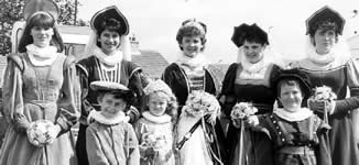 1986 Queen Pamela Kirk and Royal Party