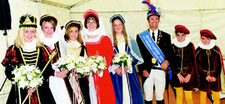 Marymass 1999, with Queen Ashley Laughland