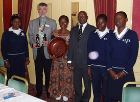 Visit by Malawi staff & pupils